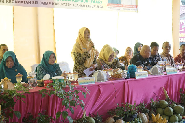 Wakili Bupati Asahan, Oktoni Terima Kunjungan Tim Evaluasi PAAR Tingkat Provsu di Desa Sei Halim Hasak