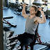 Man exercising at a gym