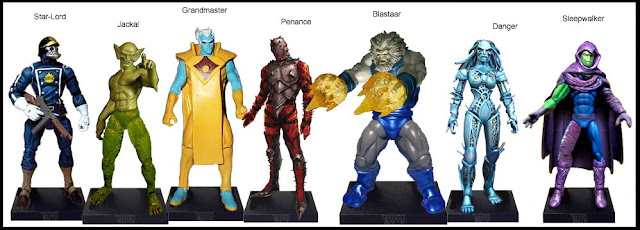 <b>Wave 2</b>: Star-Lord, Jackal, Grandmaster, Penance, Blastaar, Danger and Sleepwalker