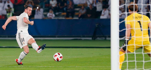 Bale metió en la final del Mundial de Clubes al Real Madrid.