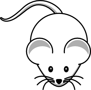 Cartoon mouse clip art