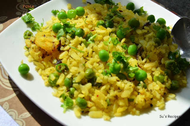 Poha (Flattened rice), masala poha, vegetable poha, atukulu, pohe, avalakki, aval, chinde, chira, chudaa, chiura, pauwa, phovu, baji, paunva, beaten rice