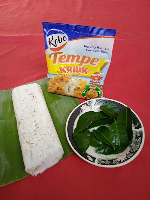 Bahan-bahan menu Tempe Kriuk dan Kress Resep Kobe Tepung