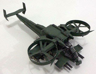 Avatar AT99 Scorpion Gunship Papercraft