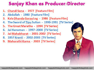 sanjay khan movie List as producer and director 1 to 9