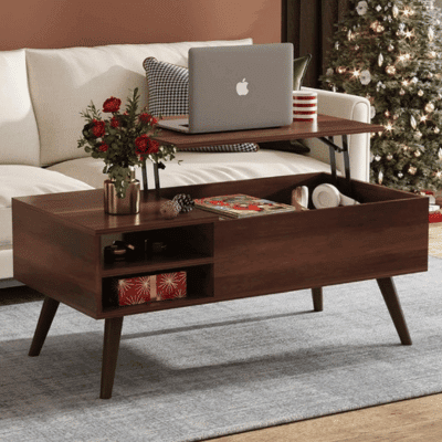 WLIVE Coffee Table with Hidden Compartment