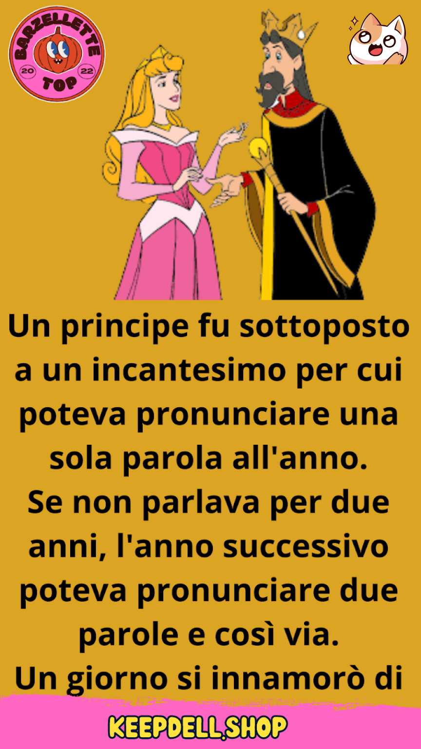 Un principe si innamorò di una bella signora