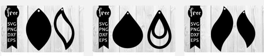 Download Free Svgs For Faux Leather Earrings