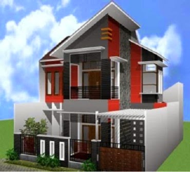 Gambar Perpaduan Warna  Rumah  Minimalis 