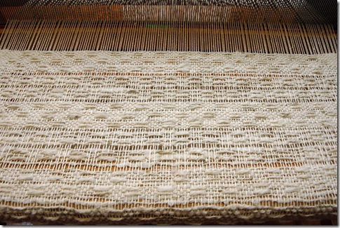 Georgie's weaving - alpaca