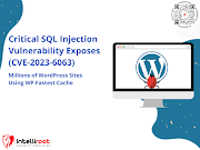 Critical SQL Injection Vulnerability Exposes Millions of WordPress Sites Using WP Fastest Cache (CVE-2023-6063)