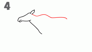 كيفية رسم حيوان الموظ