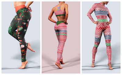 Christmas-workout-leggings