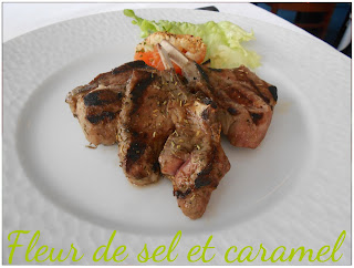 Côtes d'agneau grillées 