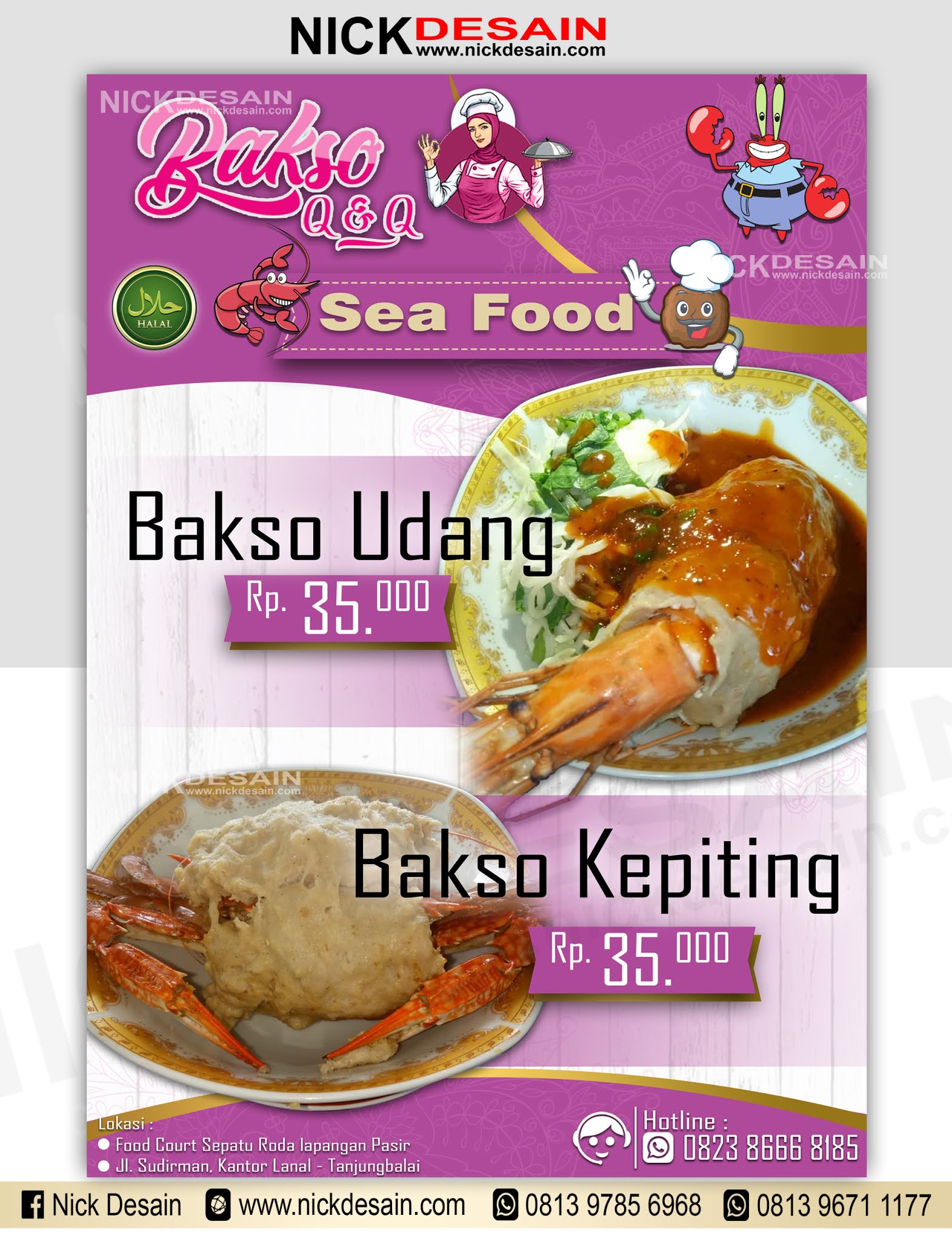 [Download 45+] Template Daftar Menu Bakso