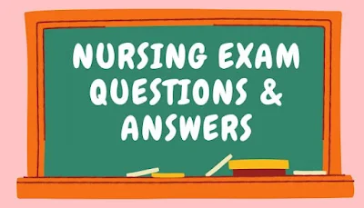 Staff Nurse Exam Questions and Answers PDF, Nursing Exam, Nursing Mock Test, MCQS, NCLEX