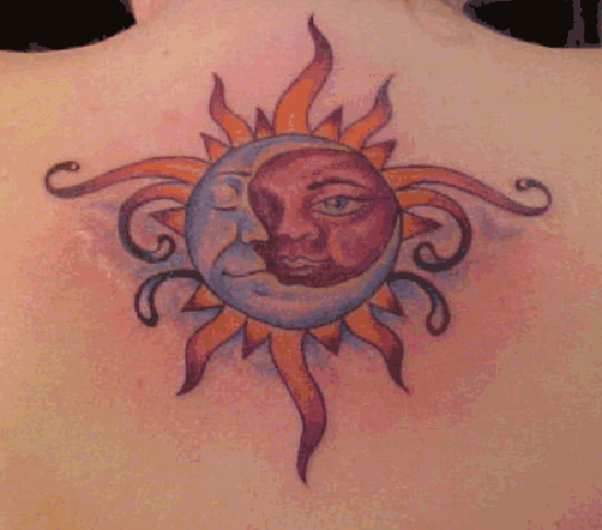 sun and moon tattoo design. Tattoo designs sun moon stars
