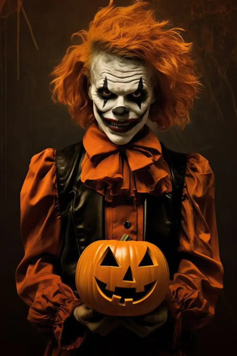 halloween 2023 joker with pumpkin costume idea