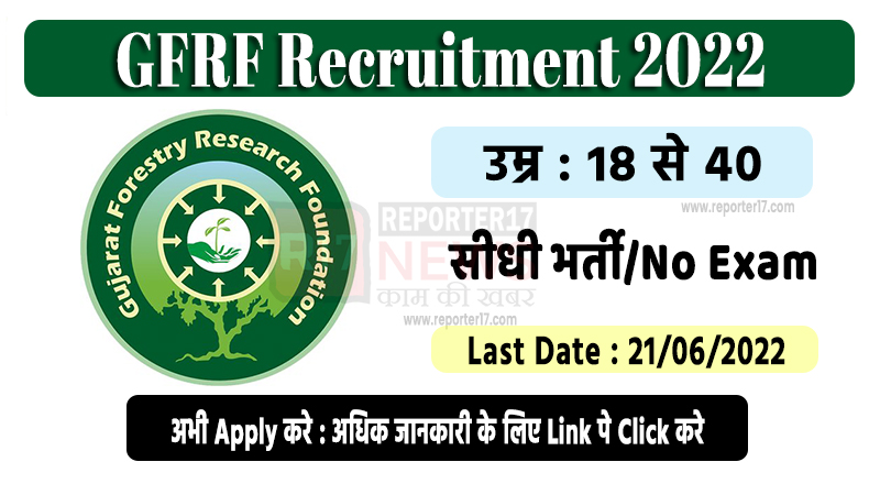 GFRF Recruitment 2022