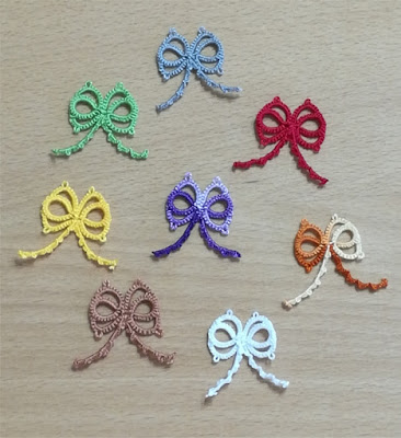 Tatting bow - Fiocco a chiacchierino