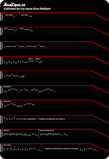 Tablaturas guitarra Hallowed be thy name