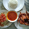 Ayam bakar Taliwang dan plecing kangkung khas Lombok