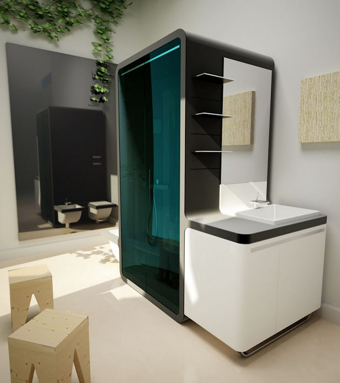 Futuristic Bathroom Design Idea