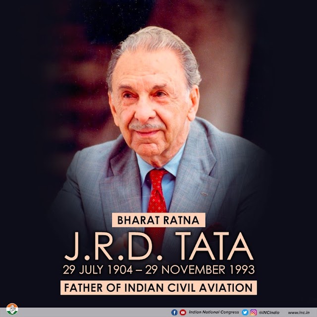 Jehangir Ratanji Dadabhoy Tata LH: Indian aviator, industrialist, entrepreneur and chairman of Tata Group.