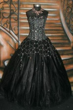 black wedding dresses 2012 