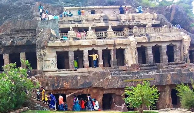 Undavalli Caves in Guntur District