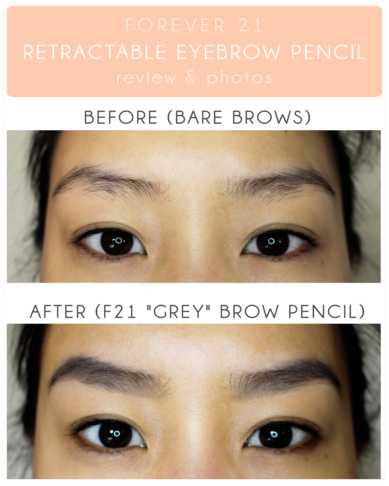 ... this forever 21 eyebrow pencil has definitely been the best bang for