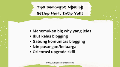 tips semangat ngeblog bagi blogger