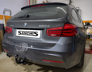 BMW 320d XDrive TOURING 2018 -  Bola Enganche Remolque Desmontable Horizontal SANCHIS.