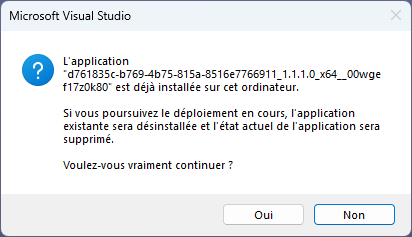 Hummm l'erreur Visual Studio qu'elle pue la mmm