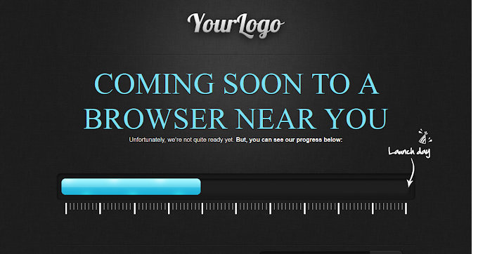 Coming Soon Blogspot Template