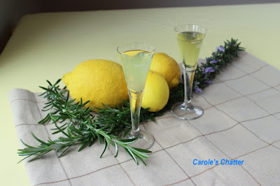 Carole's Chatter: Homemade Limoncello