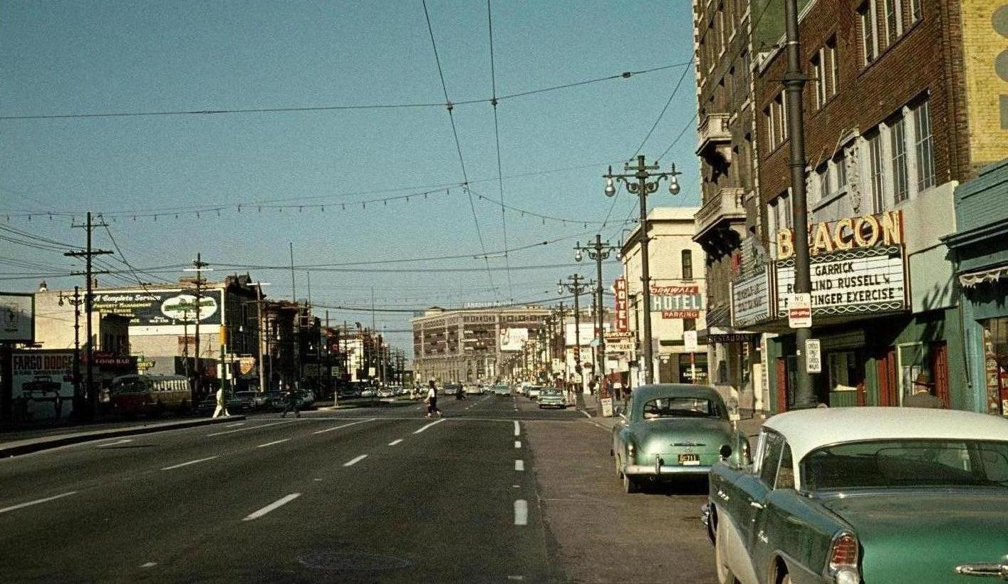  from James Avenue. Most of the buildings in this view are now gone