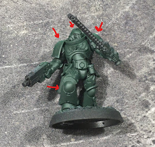 Dark Angels Assault Intercessor WIP