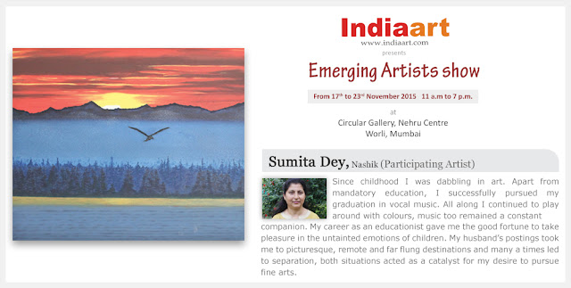 Artist Statement by Sumita Dey - Emerging Artists show by Indiaart.com