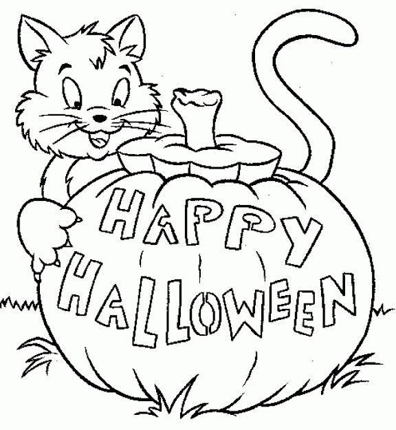 Printable Coloring Pages For Halloween