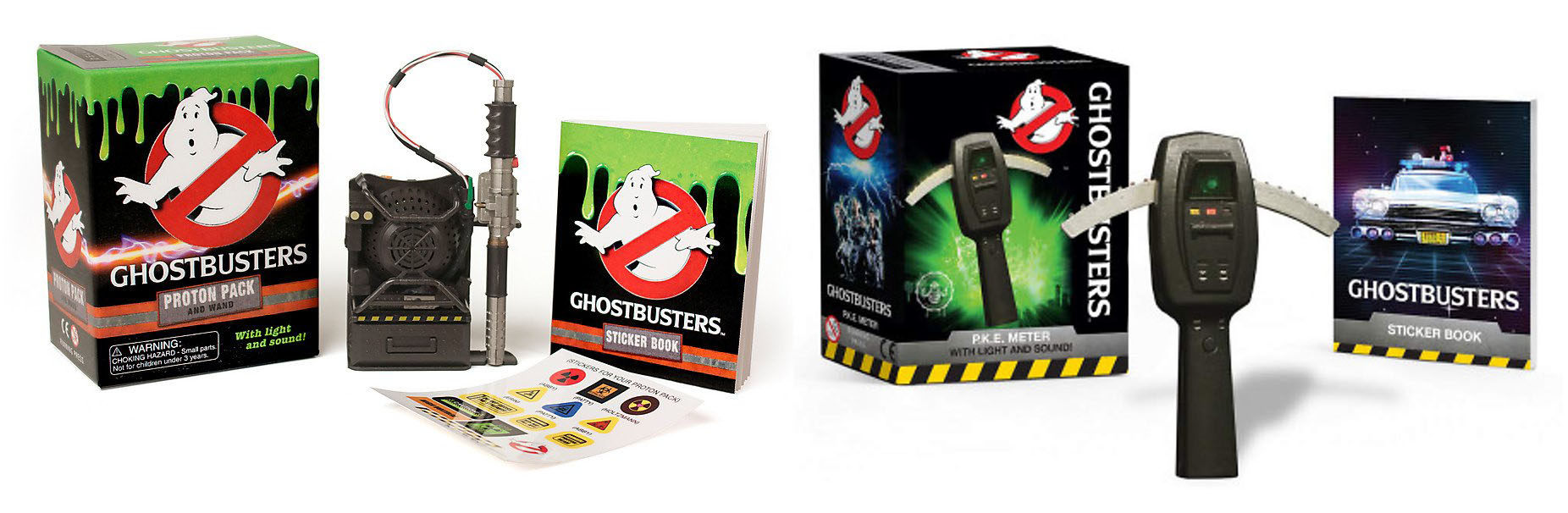 Mini P.K.E. Meter e Zaino Protonico di Ghostbusters