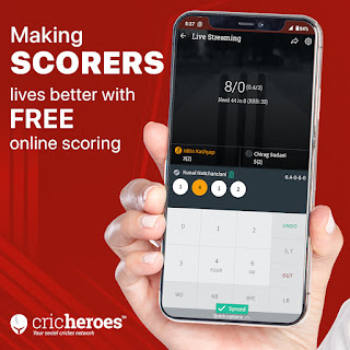 Online Cricket Scoring app