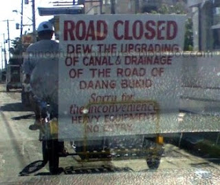 road closed