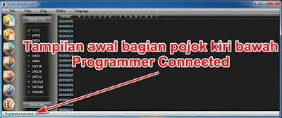 Tampilan ch341a Programmer
