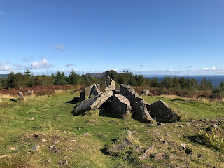 A photo of a group of large rocks (the Giants' Graves).  Photo by Kevin Nosferatu for the Skulferatu Project.