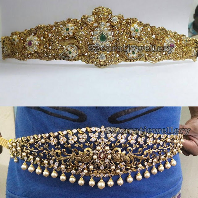 Moissanite Stone Light Weight Waistbelts