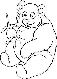 panda coloring pages, kids coloring pages