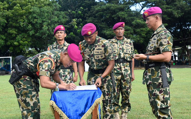 Mayor Marinir Ricky Sandro M.Tr Opsla Jabat Komandan Puslatpurmar 9 Dabo Singkep