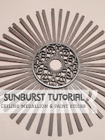 Sunburst Tutorial, Sunburst DIY, How to make a sunburst