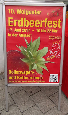 Programmplakat Erdbeerfest Wolgast